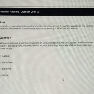 ACUPLACER NEXT GEN READING Exam 2 S26