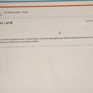ATI TEAS Version 7 - Math. July 2026