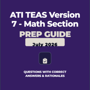 ATI TEAS Version 7 - Math. July 2026