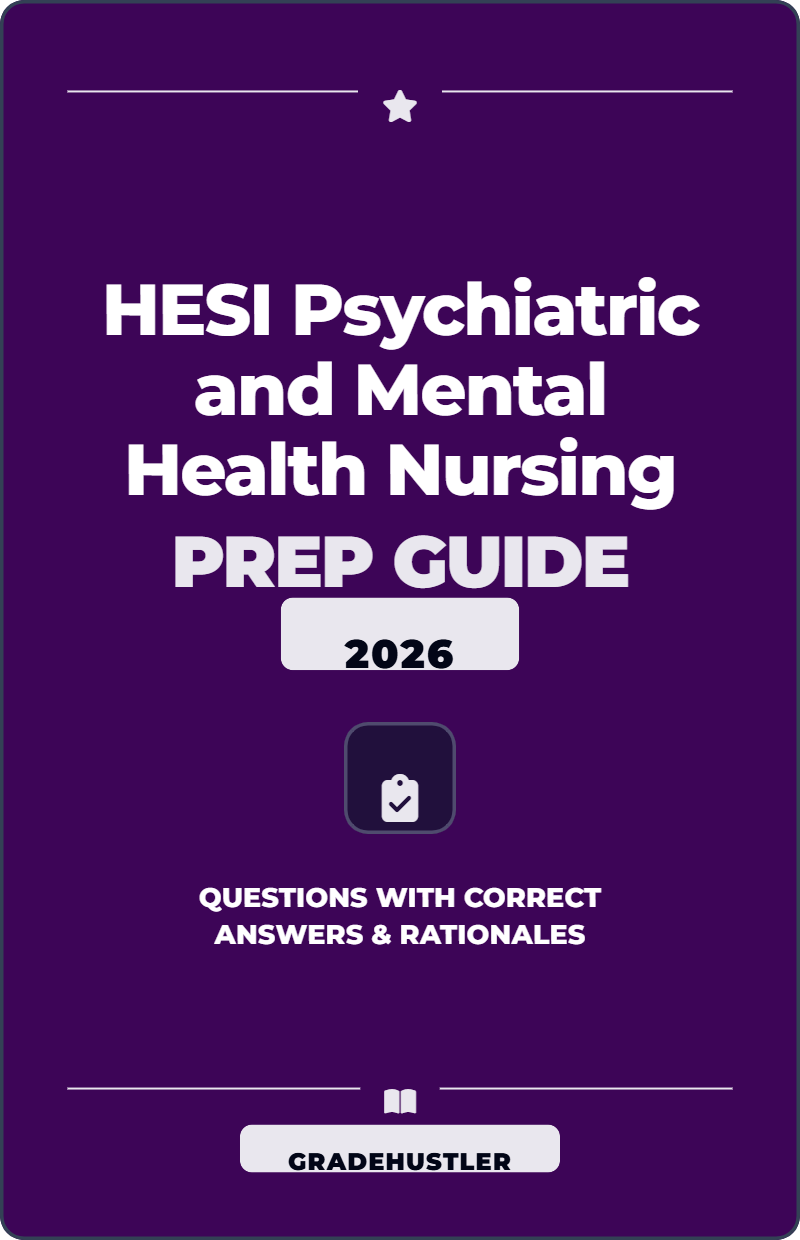 HESI Psychiatric and Mental Health Nursing