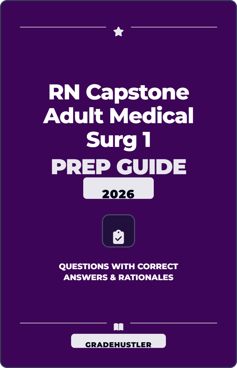 RN Capstone Adult Medical Surg 1