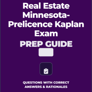 Real Estate Minnesota- Prelicence Kaplan Exam